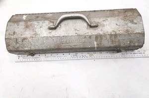 VTG CRAFTSMAN HIP STYLE TOOL BOX W/ 1/2 DRIVE TOOLS 19-1/2" 3-1/2" RAISED LOGO - Picture 1 of 12