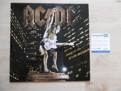 Angus Young "AC/DC" Original Autogramm signed LP-Cover "Stiff Upper" Vinyl ACOA - Bild 1 von 4