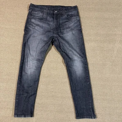 Levi’s 512 Men’s Jeans 36x30 Black Tapered Dark Wash Denim [M659] - Image 1 of 4