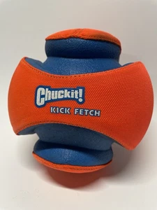 Bola de juguete Chuckit Kick Fetch para perros Chuck It naranja azul juguete para perros - Imagen 1 de 4