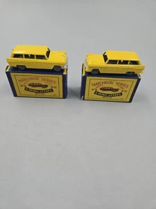 Vintage Matchbox Lesney Lot Of 2 #31 American Ford Station Wagon With The... - Picture 1 of 18