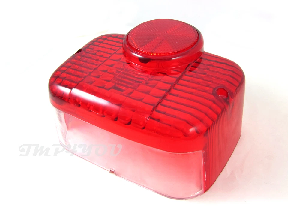 Taillight Tail light lens Cover for Suzuki TC100 TC125 J/K/L/M TC185 L   Foto 1 de 3