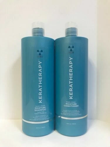 Xampu e condicionador hidratante KERATHERAPY - 32 oz LITER DUO - Imagem 1 de 1