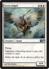 * mrm * FR/vf foil angel of serra (serra angel) mtg magic m10+