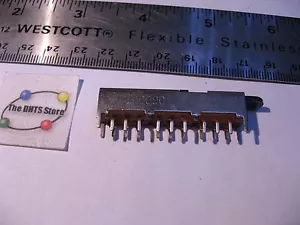 Schiebeschalter 11510090 mehrpolig momentan Leiterplattenmontage Band Videorecorder Verbraucher neu aus altem Lagerbestand Menge 1 - Bild 1 von 6