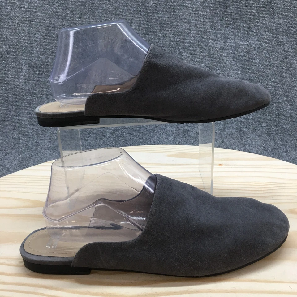 Zapatos planos informales cómodos Johnston & Murphy para mujer 10 M gris mula punta cerrada Foto 1 de 4
