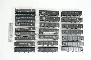 HO Scale Metal Hopper & Gondola Shell Lot 24x Chesapeake C&O Project Lot G4J - Picture 1 of 18