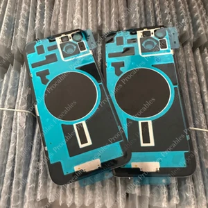 Back Glass Replacement For iPhone 14/Plus 15 Pro Max Big Cam Hole Rear Cover Lot - Picture 1 of 3