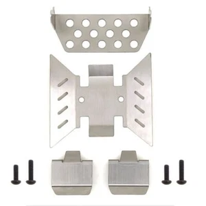STAINLESS STEEL CHASSIS SKID PROTECTOR GUARD FOR 1/10 AXIAL RC SCX10-III CRAWLER - Picture 1 of 6