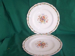 JOHNSON  BROTHERS  "MELBOURNE" PATTERN  TWO DINNER PLATES - Picture 1 of 5