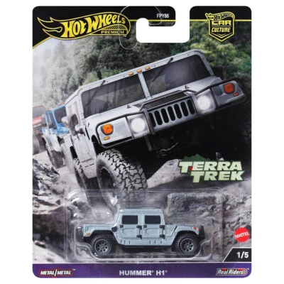 Hot Wheels Premium Auto Culture Hummer H1 1/5 Modellino Bambini Auto Toy Età 3+ - Immagine 1 di 4