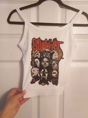 Camisa Slipknot Slipknot crop top mujer Slipknot camiseta sin mangas cualquier talla disponible de XS a XL Foto 1 de 2