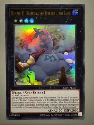 YUGIOH NUMBER 41: BAGOOSKA TERRIBLY TIRED TAPIR ASIA ENGLISH LEDE ULTRA RARE - Image 1 of 3