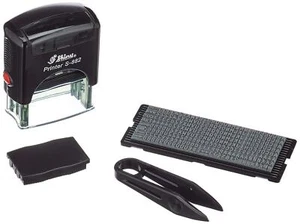 Shiny S-882 Self-Inking DIY Text Stamp Upto 3 Lines of Text 4mm Character Heigh - Picture 1 of 5