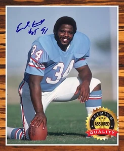 Earl Campbell - Autographed Signed 8x10 Photo (NFL Houston Oilers) Reprint - Picture 1 of 4
