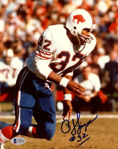 OJ O.J. SIMPSON SIGNED HANDSIGNIERT 8x10 FOTO BUFFALO BILLS STAR BECKETT BAS LOA - Bild 1 von 2