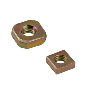 Tuerca cuadrada de cuatro esquinas M3 M4 M5 M6 acero al carbono color zinc sujetador - Imagen 1 de 4