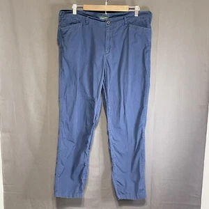 Lauren Jeans Co LRL Damengröße 14 blau dünne leichte mittelhohe Baumwolle Hose - Bild 1 von 10