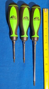 Mac Tools Juego de 3 controladores Torx asas verdes T25, T15, T10 ST25NG, ST15NG, ST10NG - Imagen 1 de 5