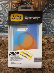 OtterBox Symmetry Blue Marble Phone Case For iPhone 2022 X-Large Pro Multicolor - Picture 1 of 2