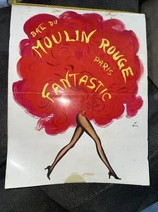 1971 Bal Du Moulin Rouge Fantastic Paris Cabaret Theater Programs & Letter - Picture 1 of 5