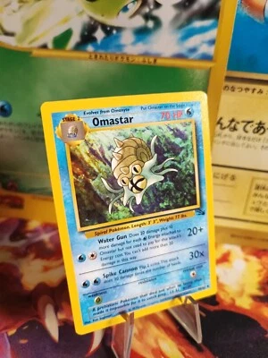 Pokemon Karte Card Omastar Amoroso Fossil Misscut Wotc Square Cut Error - Bild 1 von 4