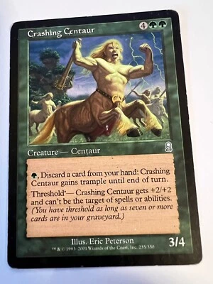 MTG Magic The Gathering Odyssey Crashing Centaur Uncommon LP - Image 1 of 2