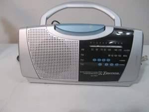 Radio de sonido vintage Emerson AM/FM/banda meteorológica/TV 2 vías potencia RP6247 - Imagen 1 de 7