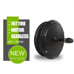20 / 26 Inch Snow Electric Bike 48V 1500W Rear Rotate Hub Motor Conversion Kit - Picture 1 of 14