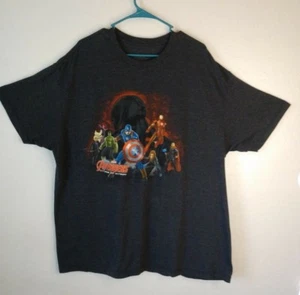 Marvel Avengers Age Of Ultron Shirt 2XL Iron Man Hulk Thor Captain America - Picture 1 of 5