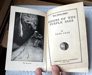 Riders of the Purple Sage Zane Grey 1912 Harper & Brothers Home Library Edition - Picture 1 of 9