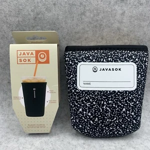 Java Sok caffè ghiacciato e soda fredda isolato tazza neoprene manicotto nome distintivo - Foto 1 di 5