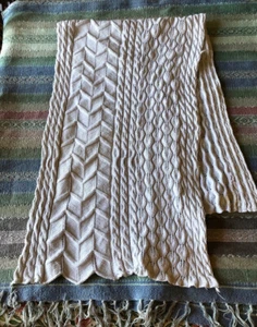 Antique Knitted Cotton Cloth; 3 distinct patterns - Picture 1 of 6