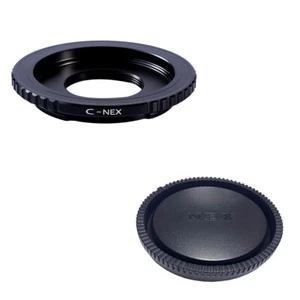 K&F adapter with lens cap for C mount lens to Sony E NEX a5000 A7II,A7R - Picture 1 of 10
