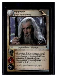 LOTR War of the Ring TCG CCG 11S33 Gandalf, Leader of the Company Tengwar (Qty) - Picture 1 of 2