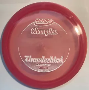 INNOVA CHAMPION THUNDERBIRD 171.01 GRAMS COOL DEEP PINK w/WHITE HOT-STAMP - Picture 1 of 2