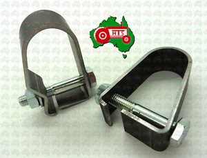 Pair of Tool Box Mounting Brackets Fit for Massey Ferguson TE20 TEA20 TED20 - Picture 1 of 4