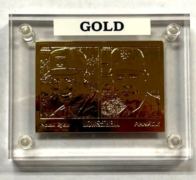 Nolan Ryan 1993 Pinnacle Highland Mint Limited Edition Gold Mint Card /500 - Image 1 of 4