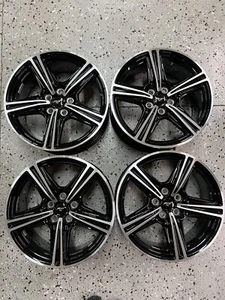 2024 Ford Mustang 18" Wheels OEM BlK/Machined Face PR3C-1007-AA - Picture 1 of 9