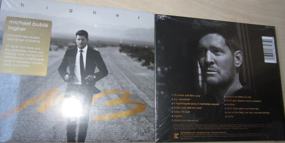 Michael Buble "Higher" - CD Album 2022, Digipak, Neu/OVP - Bild 1 von 1