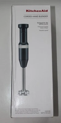 KitchenAid KHBV53 180W Velocidad Variable - Tinta Azul Mate - Batidora de Mano Foto 1 de 3