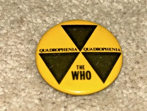 1973 THE WHO Quadrophenia Tour Button - Bild 1 von 2