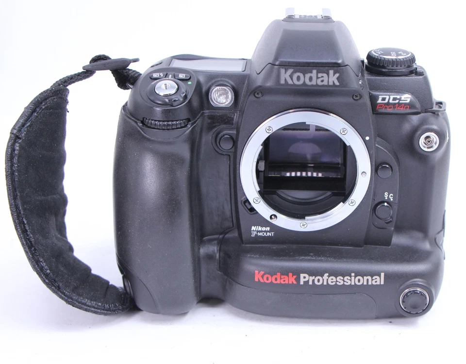 Cámara digital Kodak Pro 14n SLR rara oportunidad montaje Nikon cápsula de tiempo 1050 clics Foto 1 de 4