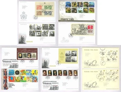 GB QEII 2010 First Day Covers x 10. - Image 1 of 4