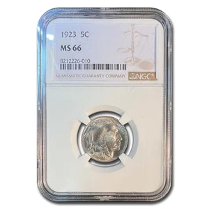 1923 Buffalo Nickel MS-66 NGC - Picture 1 of 3