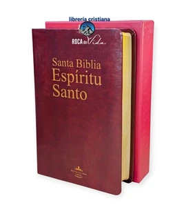 Santa Biblia Espiritu Santo Reina-Valera 1960 Imitación Piel Vino Tinto  - Bild 1 von 11