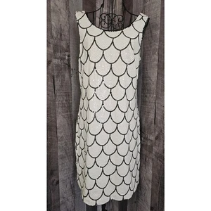 Vestido de novia OLEG CASSINI lentejuelas sirena vieira cóctel para mujer talla 4  - Imagen 1 de 10