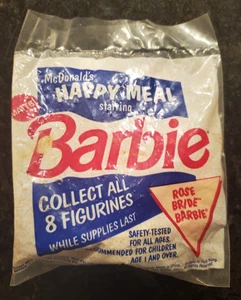 Classic BARBIE: ROSE BRIDE - 1991 Mattel McDonalds Happy Meal Toy - Picture 1 of 2