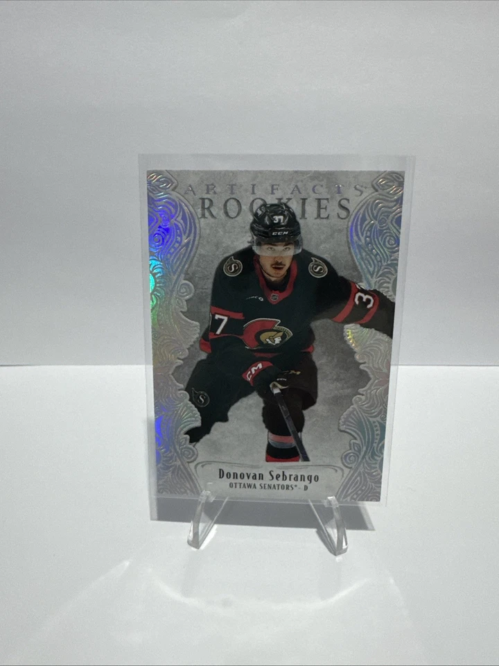 2025-26 Upper Deck Artifacts Donovan Sebrango Platinum Sparkle /99 #179 - Image 1 of 2