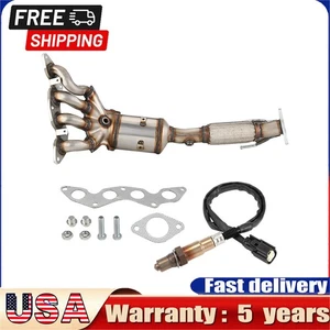 Catalytic Converter Fit For Ford Focus Full Set Replacement Direct Fit GEARZAAR - Picture 1 of 19